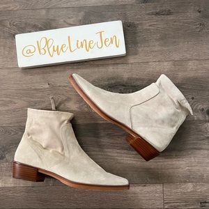 Sarto Yeni Suede Booties NWOT